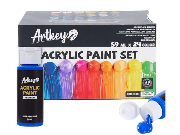 24‑jar Acrylic Paint Set (59 ml)